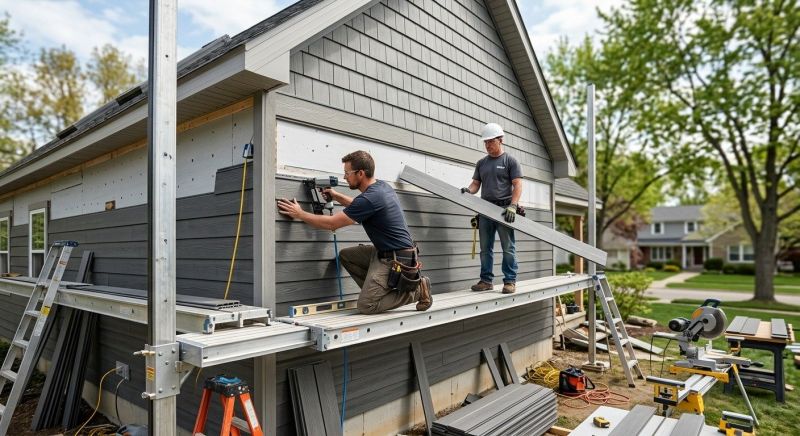 Composite Siding Installation