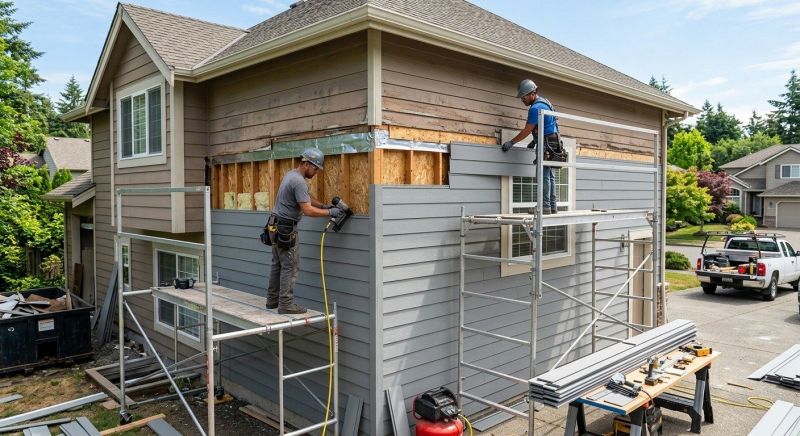 Cement Siding Replacement in Cleveland, GA